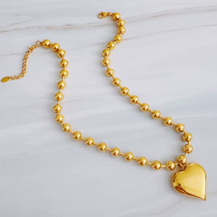 Forever Bold Heart Necklace for wholesale by Ellison+Young