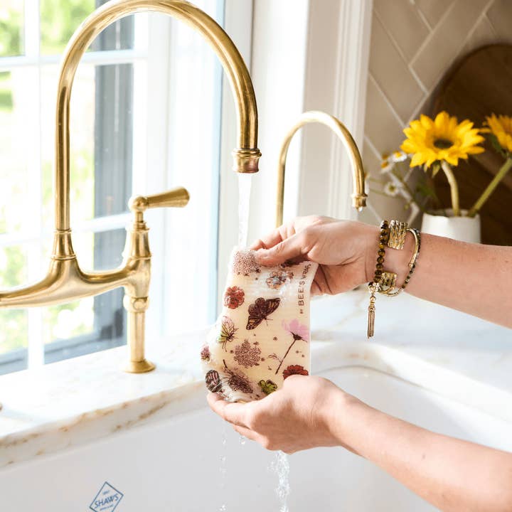 Bee's Wrap - Wholesale Dishcloth - Swedish Dishcloth 3 Pack - Original Mixed Prints4