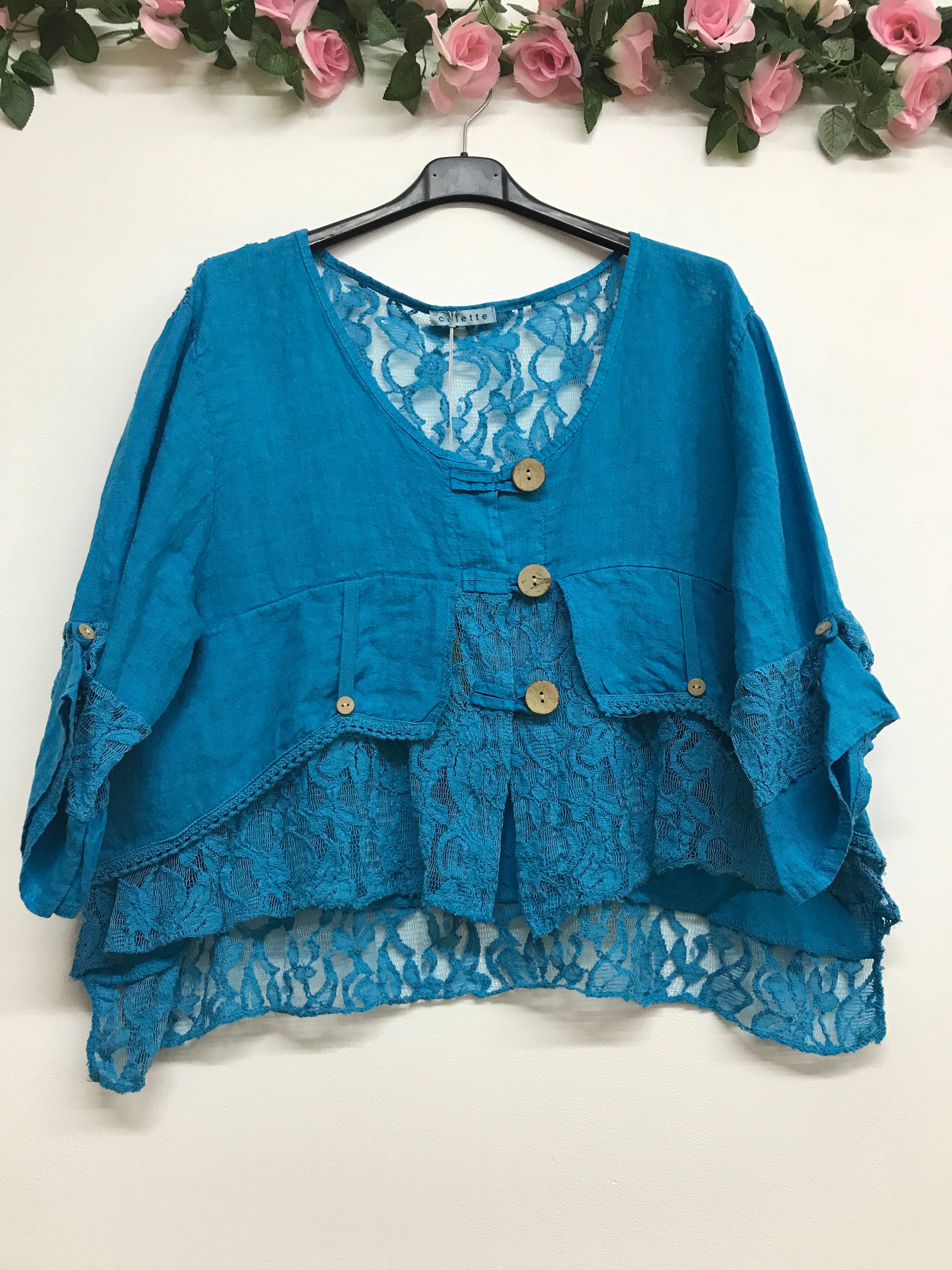 LINEN & COTTON HOUSE - Wholesale Jacket - Women's - VEST IN LINEN 9207 SPRING SUMMER2