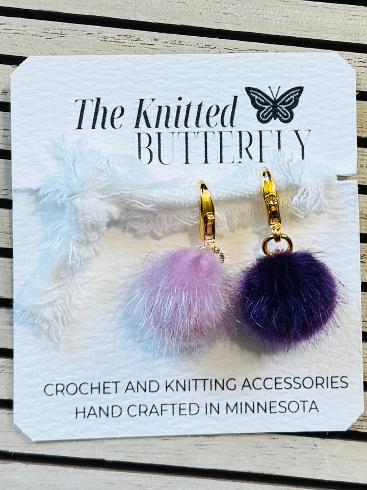 Purple Truffula for wholesale by The Knitted Butterfly