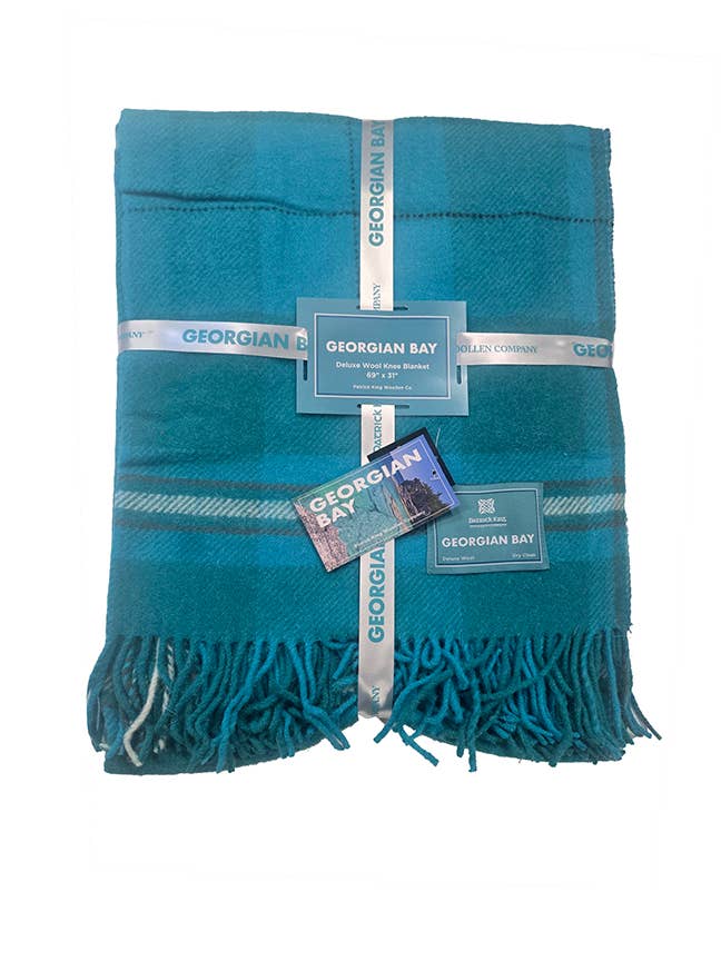 Georgian Bay Merino Knee Blanket for wholesale by Patrick King Woollen Company