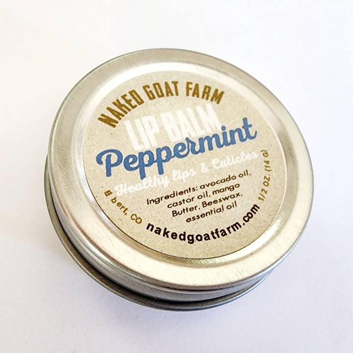Naked Goat Farm Ltd. - Wholesale Lip Balm - Lip Balm 1/2 oz Screw Top Metal Tin2