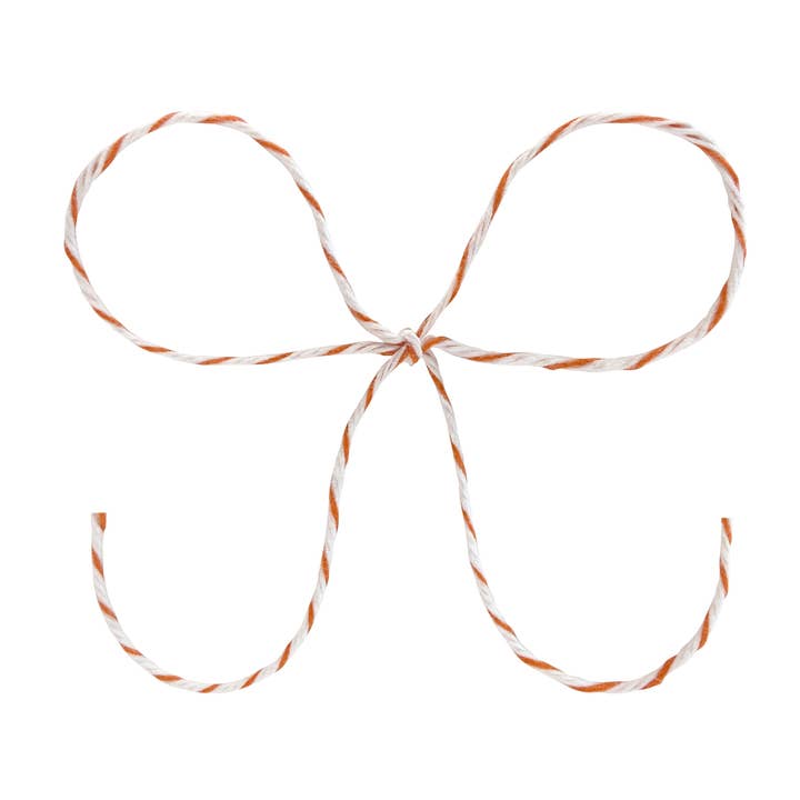 Schnur - Orangefarbener & weißer Streifen für den Großhandel von MIDORI Inc.