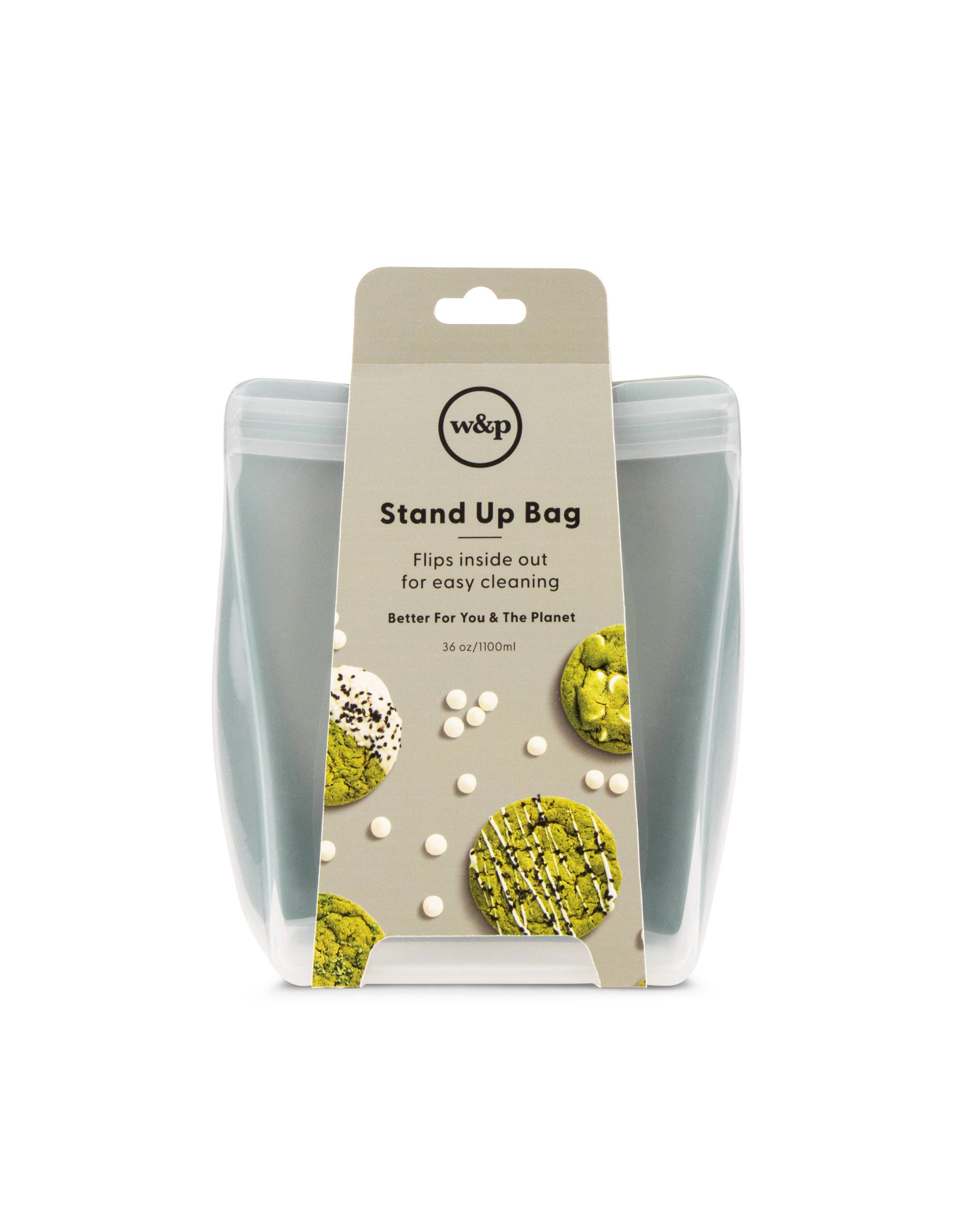 W&P – wholesale Food storage wrap/bag – Reusable Silicone Bags - Stand Up 11