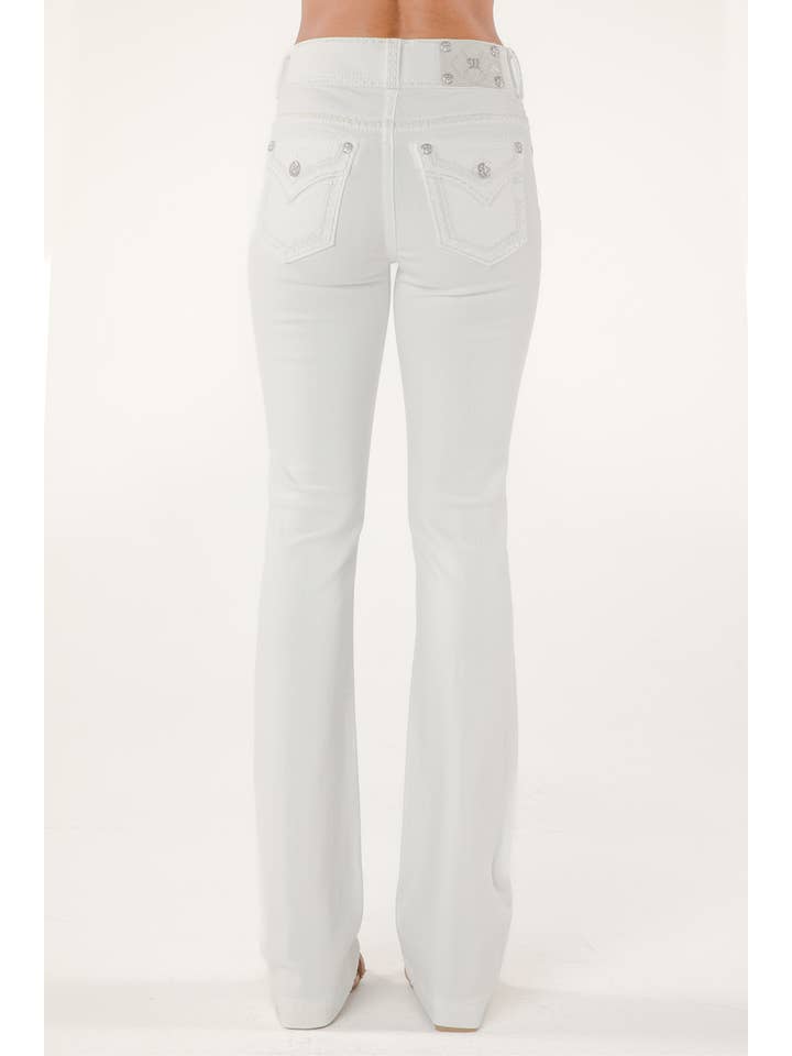 Miss Me - Wholesale Jeans - Women's - H5014B417L- 34" HIGH RISE BOOT CUT JEANS