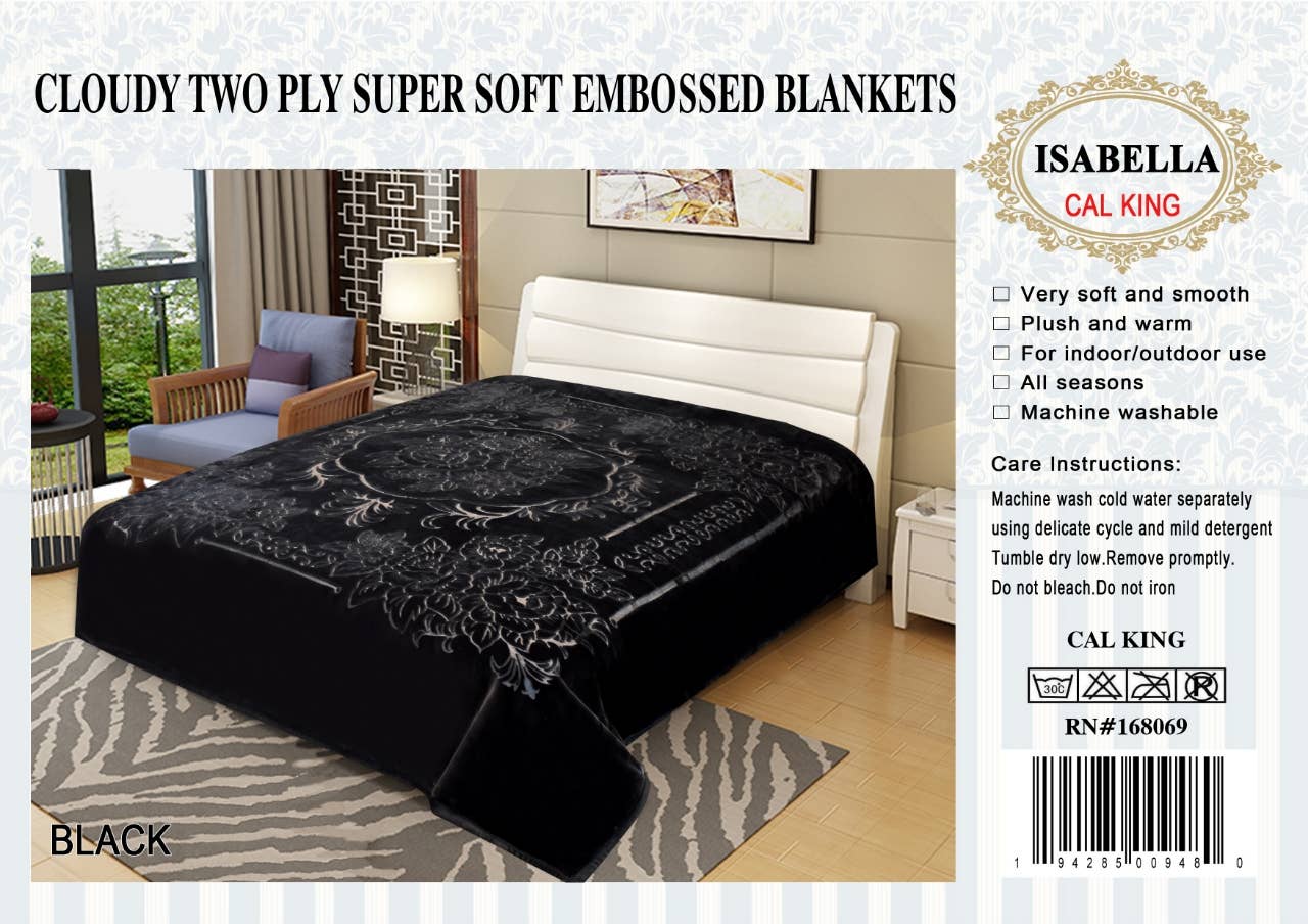 Sunshine Home Textile - Vendita all'ingrosso Coperta - Coperta King in visone calda e spessa super morbida a 2 strati, 11 libbre3