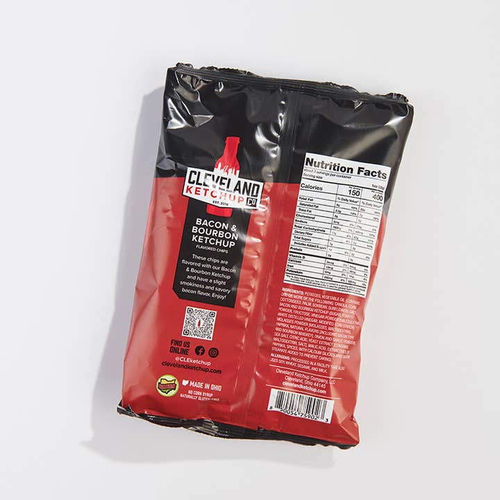 Cleveland Ketchup Co. – wholesale Chips – Bacon & Bourbon Ketchup Chips2