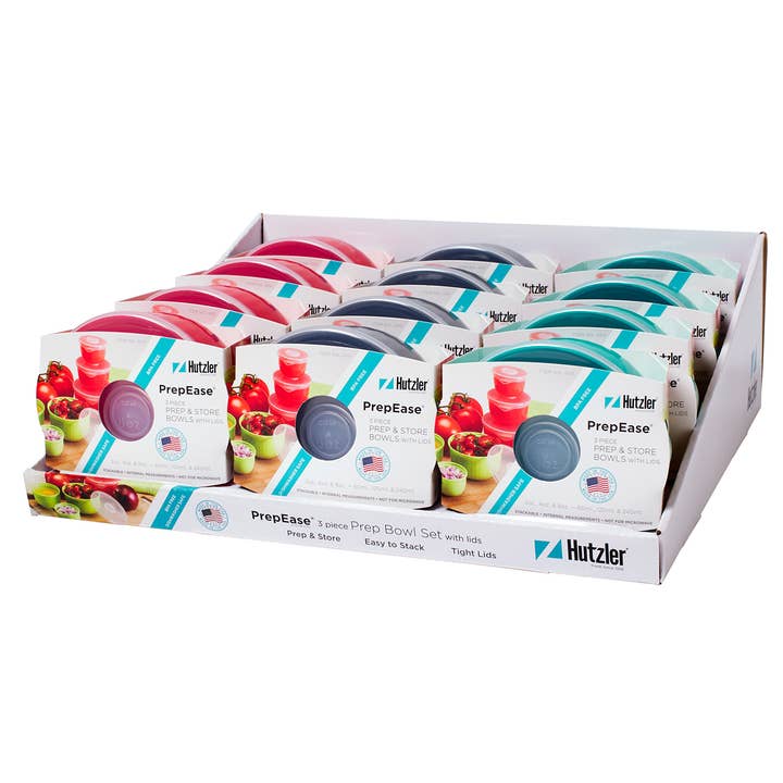 PrepEase® Prep Bowl Set Counter Display for wholesale by Gourmac