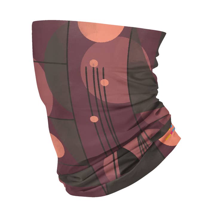 Lalita's Art Shop - Wholesale Bandana - Women's - Geometrics Purple Multifunctional Tube / Bandana0