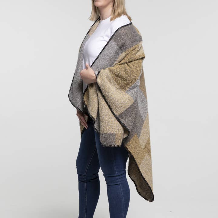 THSW1027: Buttercup Yellow: Indpakning med flere blokfarver for engroshandel hos Taylor Hill Scarves & Co