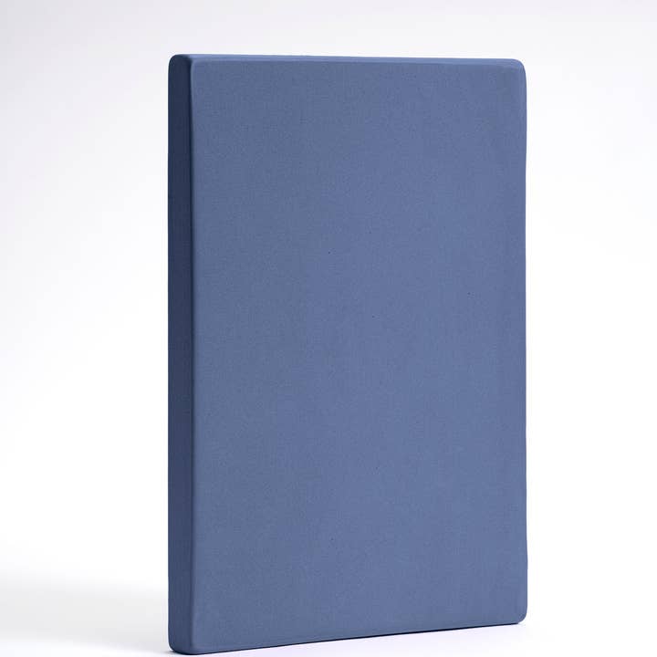 Navy Blue Yogamatters Half Yoga Block for wholesale on Faire