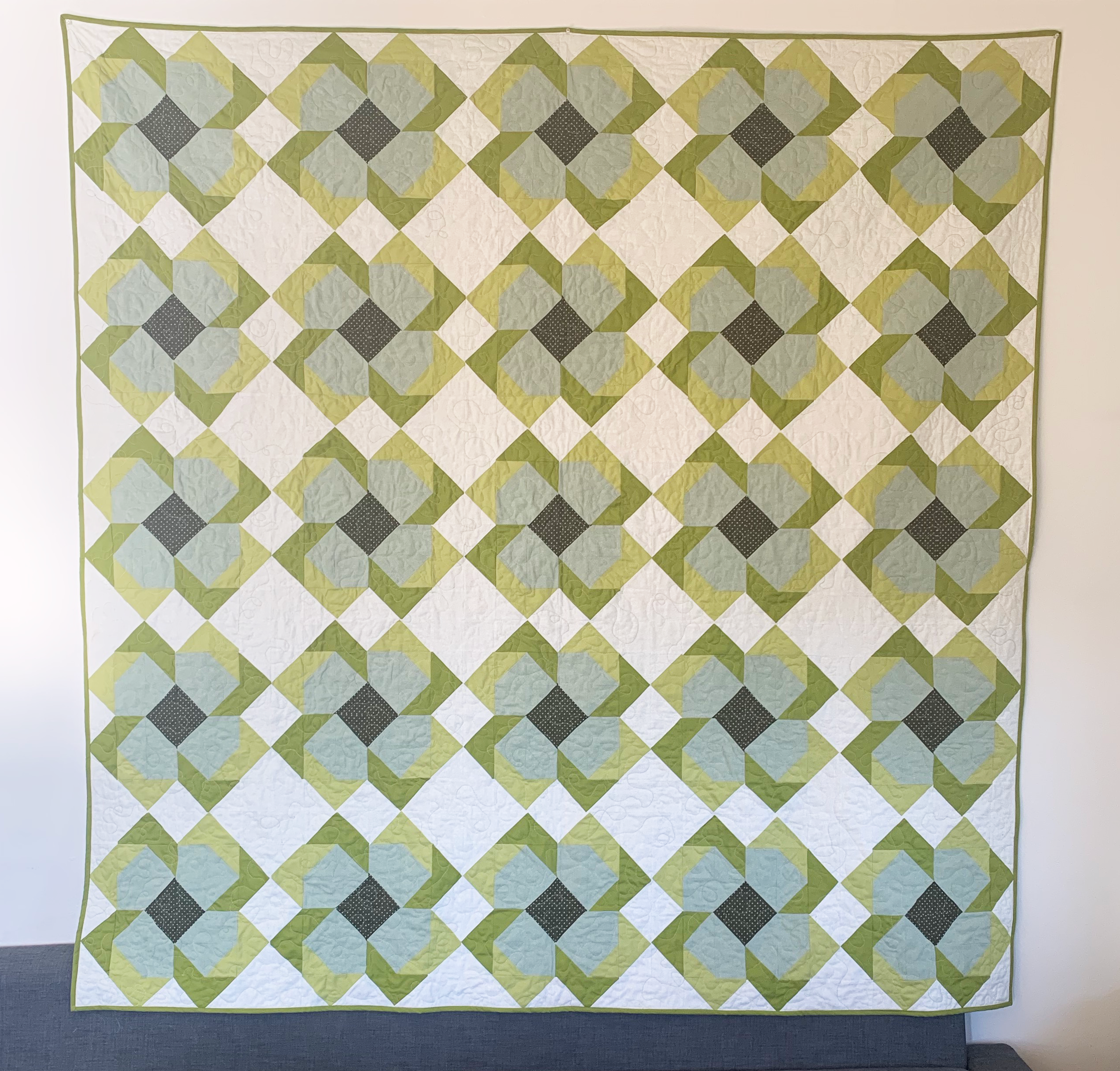 Nollie Bean – wholesale Craft sewing kit – Aster Quilt Pattern (Printed)6