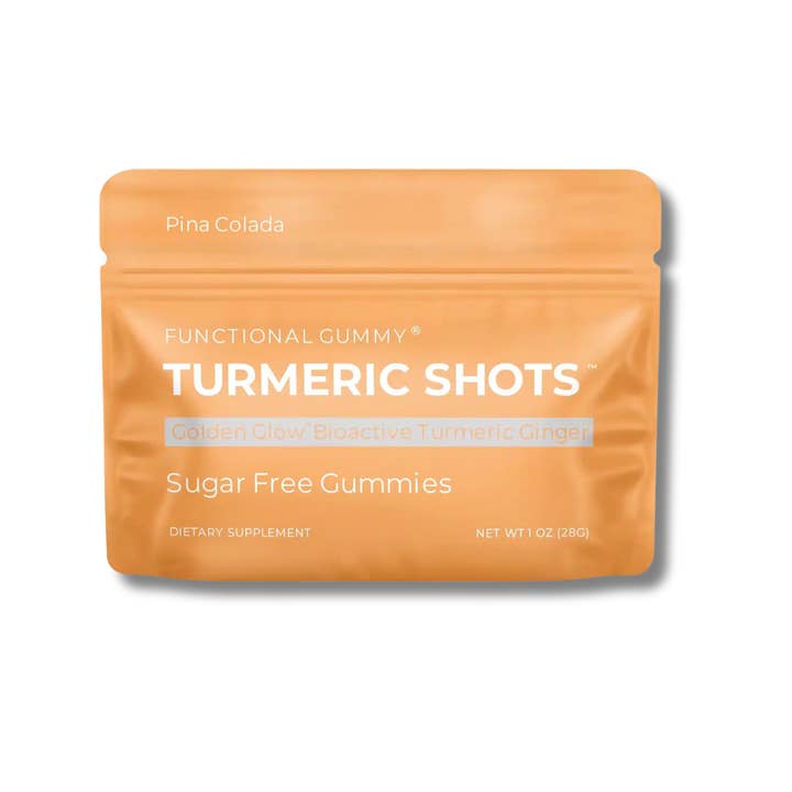 Seattle Gummy Company - Wholesale Oral Supplement/Vitamin - SUGAR FREE – Golden Glow Turmeric & Ginger Gummies (12-Pack)