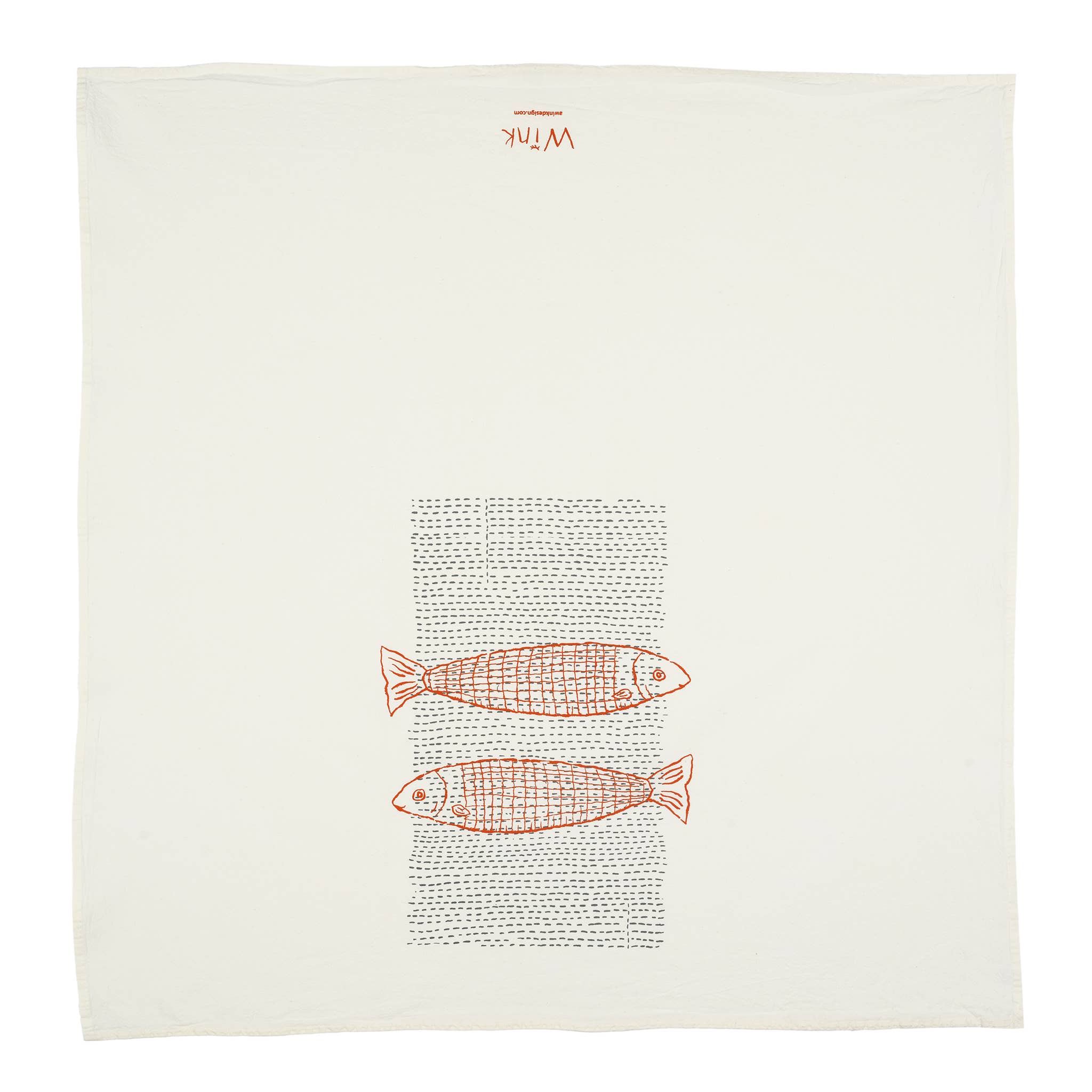 a wink design - Wholesale Tea Towel - double fish tea towel1