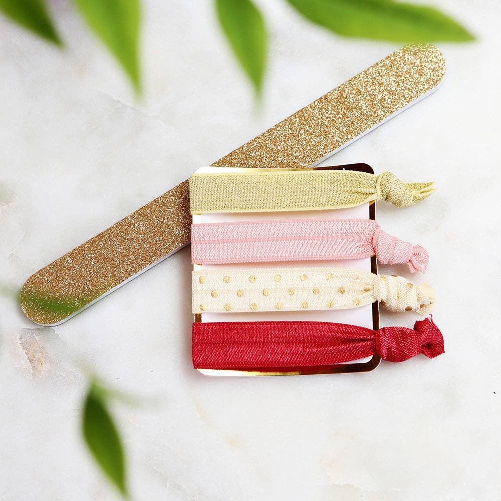 Kate Aspen - Wholesale Toiletry Bag - Women's - Burgundy Blush Floral Wedding Survival Kit7