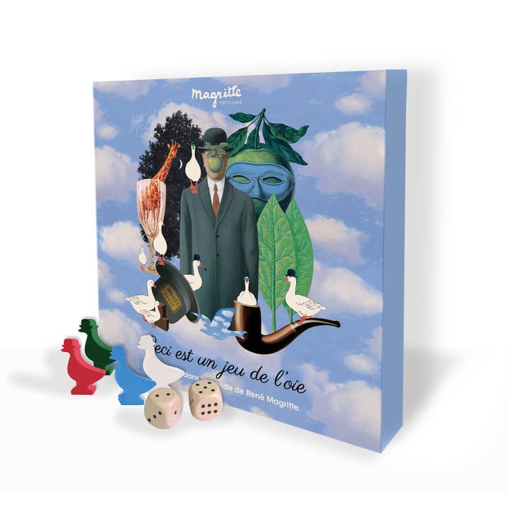 Magritte's Game of the Goose by Mon Petit Art for wholesale by Today is Art Day