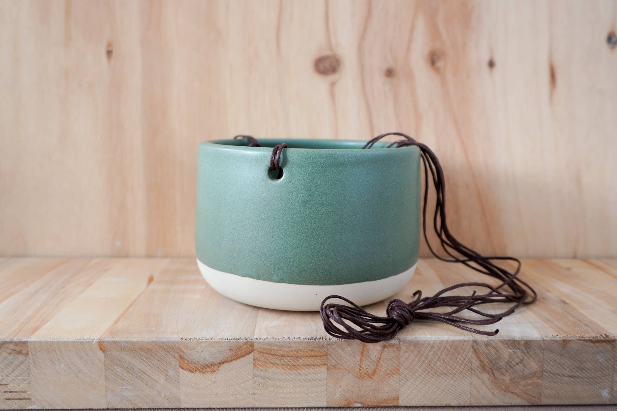 Shelby Page Ceramics - Wholesale Hanging Planter - Hanging Planter - Core Glazes2