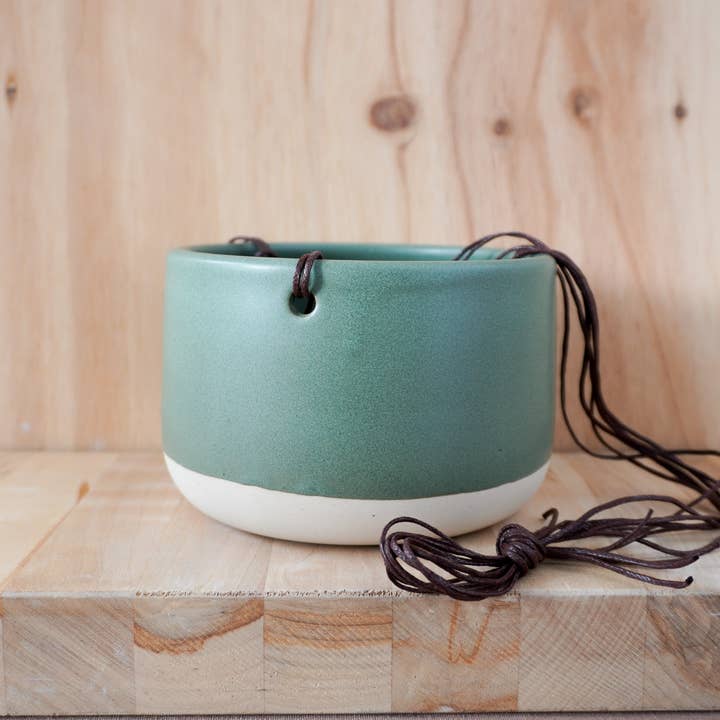 Shelby Page Ceramics - Wholesale Hanging Planter - Hanging Planter - Core Glazes2