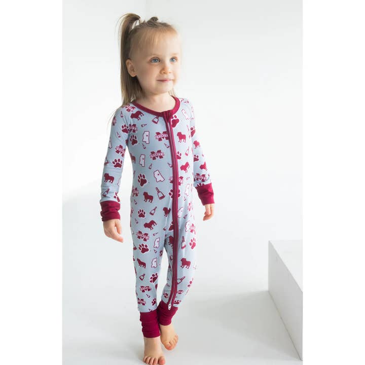 Tailgate Tikes - Wholesale Jumpsuit - Baby - Mississippi State Bulldogs Zippy One-Piece7