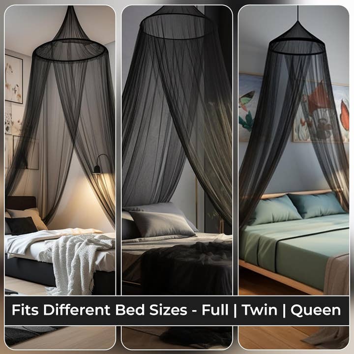 Bollepo - Venta al por mayor Dosel - Niños y bebés - Toldo de cama, negro