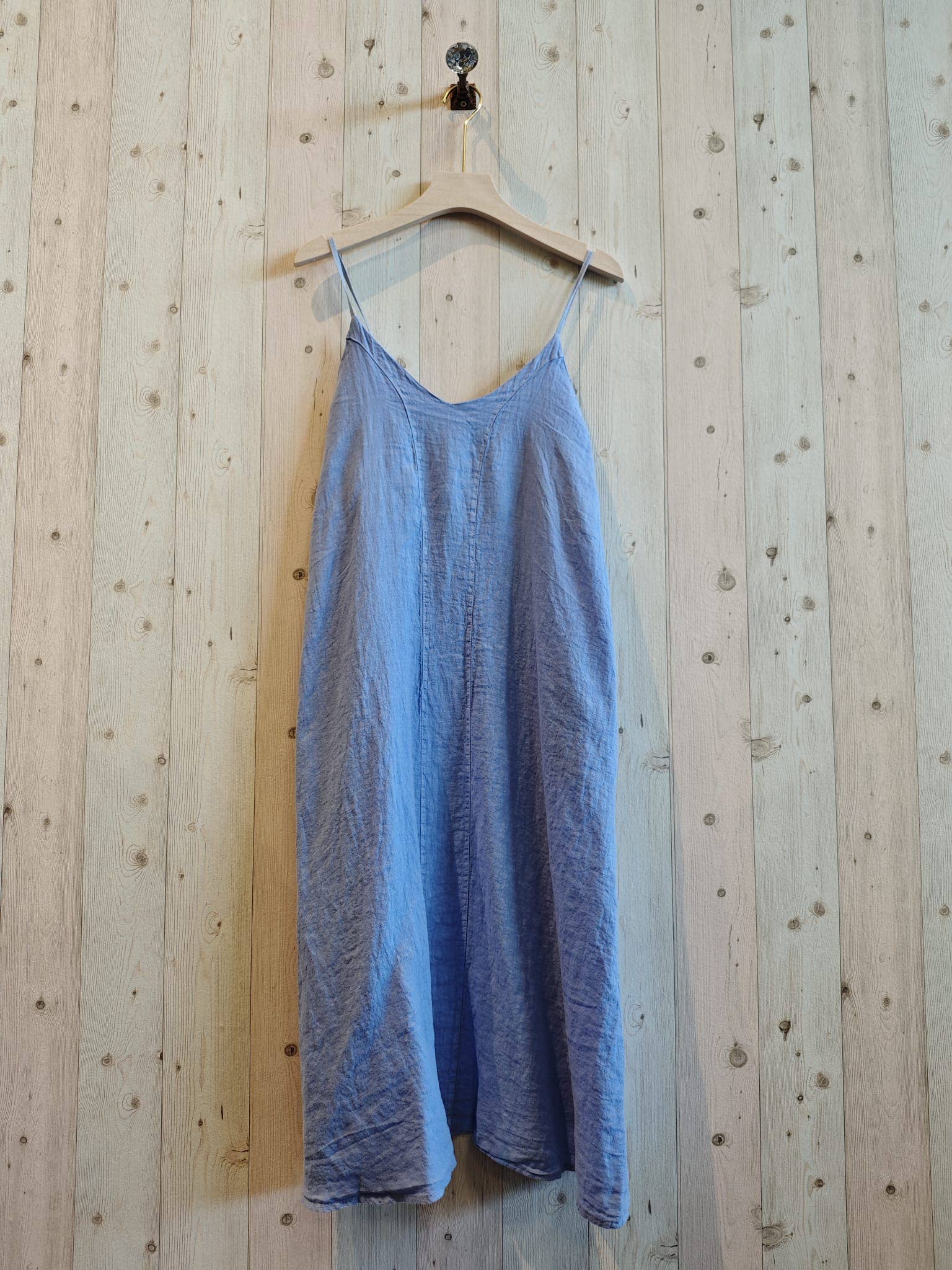 Linen & More - Vendita all'ingrosso Vestito - Donna - Vestito con spalline sottili in lino 100%0