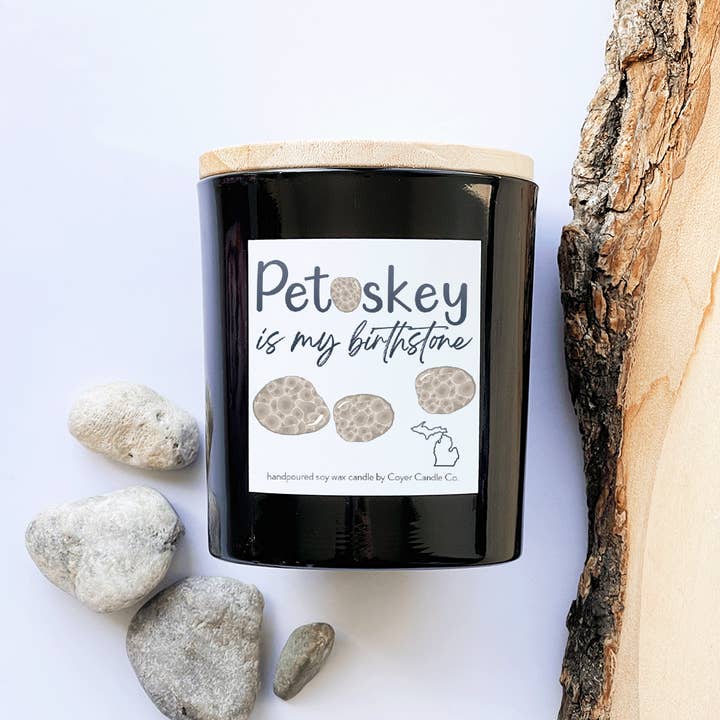 Coyer Candle Co. - Wholesale Jar/Filled Candle - 11 oz Candle Jars - Petoskey is My Birthstone NEW!7
