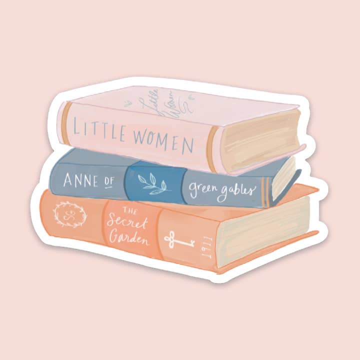 Bookworm Sticker for wholesale by Declaration & Co
