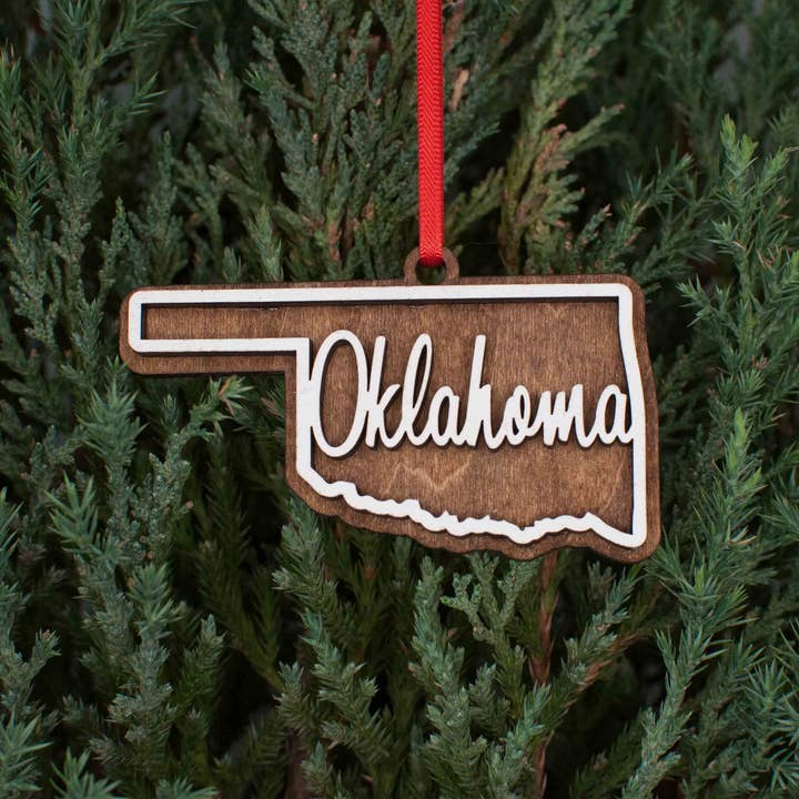 The Little Ornament Shop - Wholesale Ornament - Oklahoma Christmas Ornament