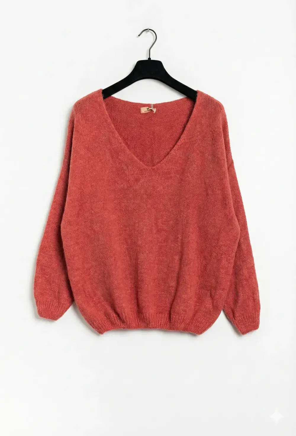 Mimi & Gogo - Vente Pull en maille – femme - Pull uni basique @20127_uni14