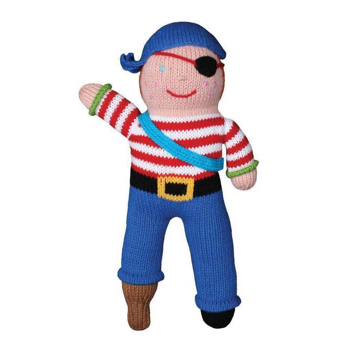 Petit Ami & Zubels - Wholesale Doll - Kids - Arrr-Nee the Pirate Knit Doll