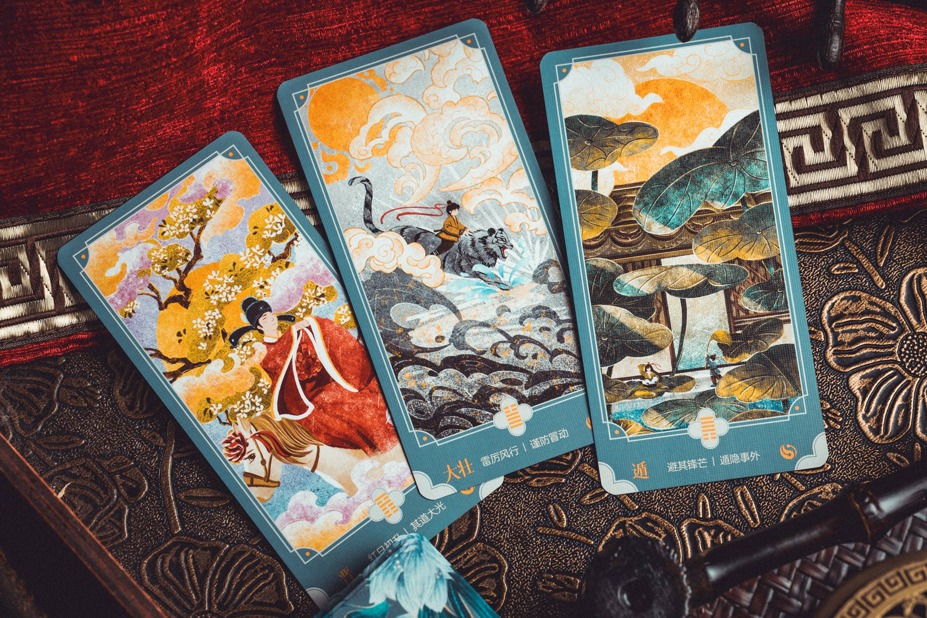 Vermilion Collection - Wholesale Tarot Cards - Cosmic Law Chinese Oracle3