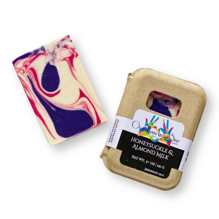 Gifted Hands Artisan Soap - Wholesale Bar Soap - Honeysuckle & Coconut Milk Bar Soap