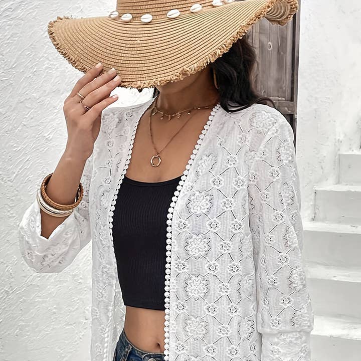 Elegant Lace Open-Front Blouse and other Purchase Wholesale lace front. Free Returns & Net 60 Terms on Faire trending on Faire.