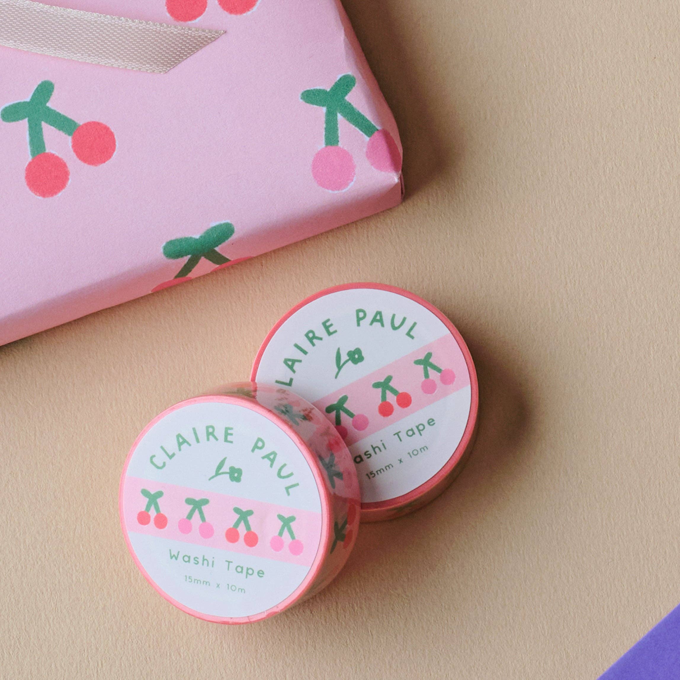 Claire Paul - Vendita all'ingrosso Nastro washi - Nastro washi con ciliegie6