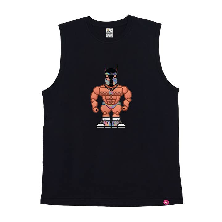 Tanque de Cachorro Neón Pocketbears Collab para venta al por mayor de Kris Bee Bacon