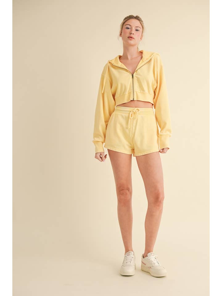 KIMBERLY C - Wholesale Korte broeken - Dames - Mineral Wash Shorts2