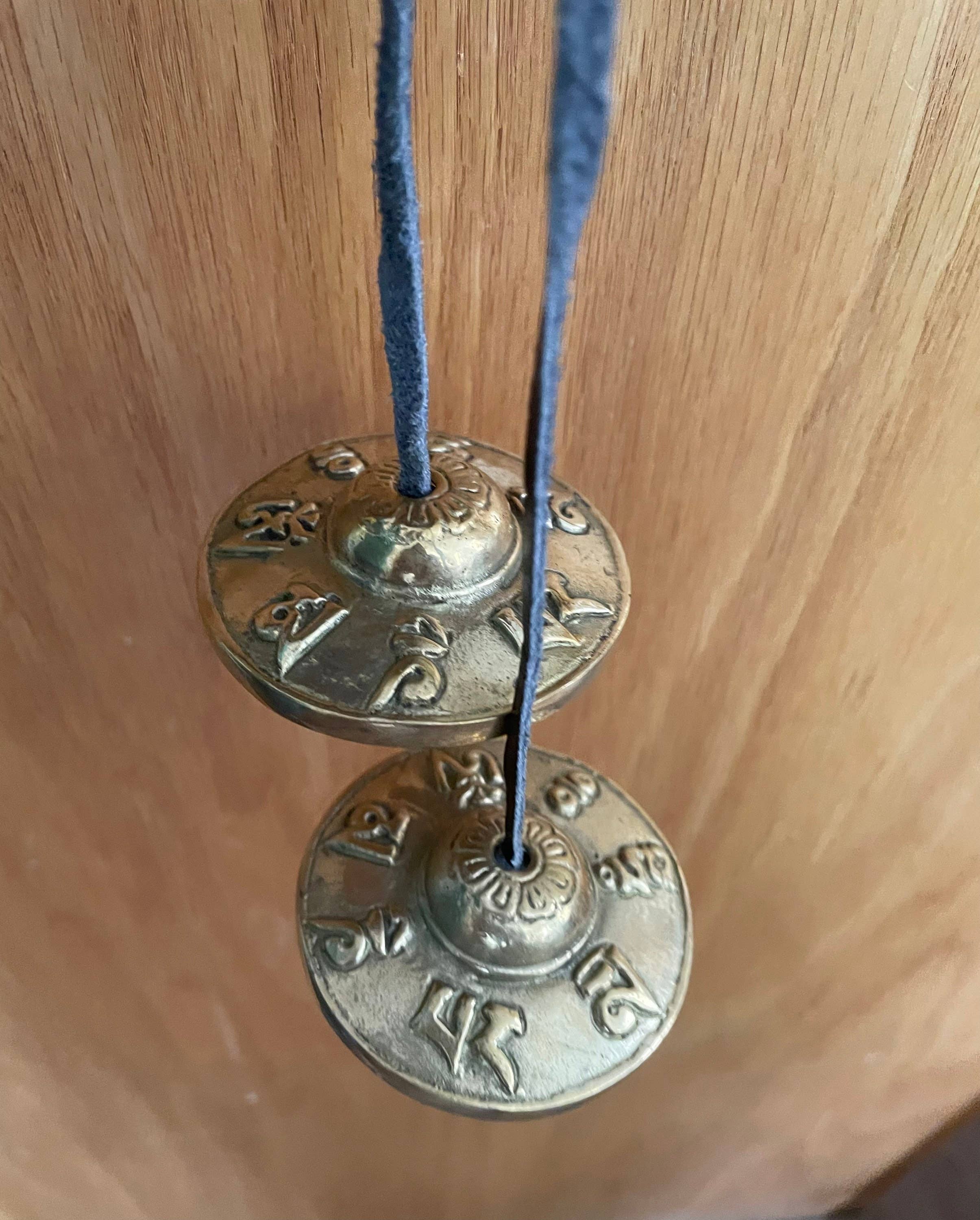 Like International - Wholesale Meditation Supplies - Om Mane Padmi Hum Tibetan Tingsha Bells for Meditation1