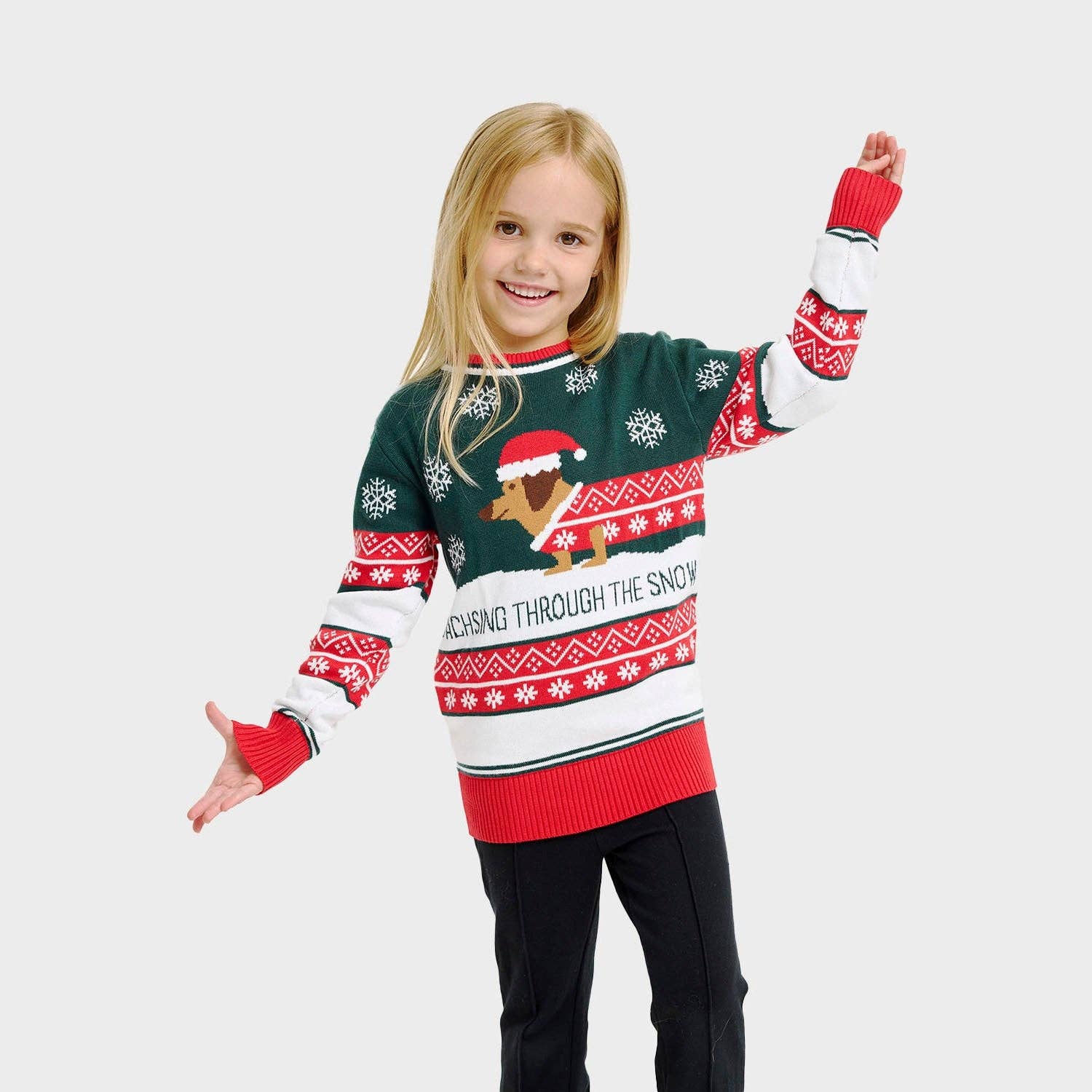 Happy Seasons - Wholesale Knit Sweater - Kids - Dashing Around Sweater – Kids0