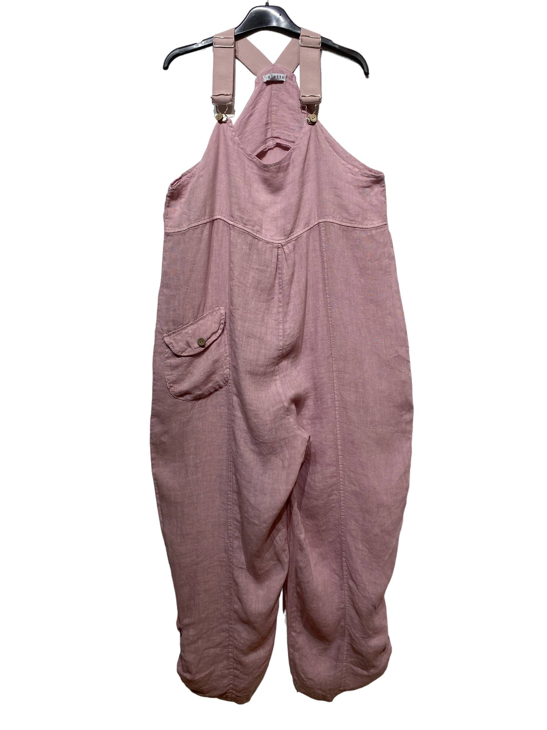 LINEN & COTTON HOUSE - Wholesale Overalls – Women's - 05400 OVERALLS IN LINEN2