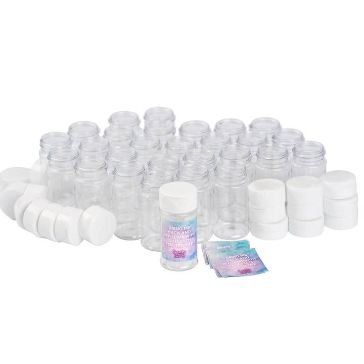 The Naked Bomb by Sweet & Sassy - Wholesale Jar - 100 - 3.5oz Empty Bath Salt Containers