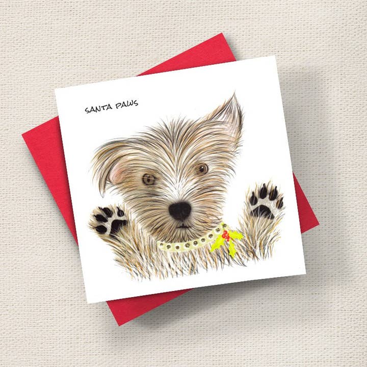 Scruffy Paws Christmas Dog for wholesale by English Graphics