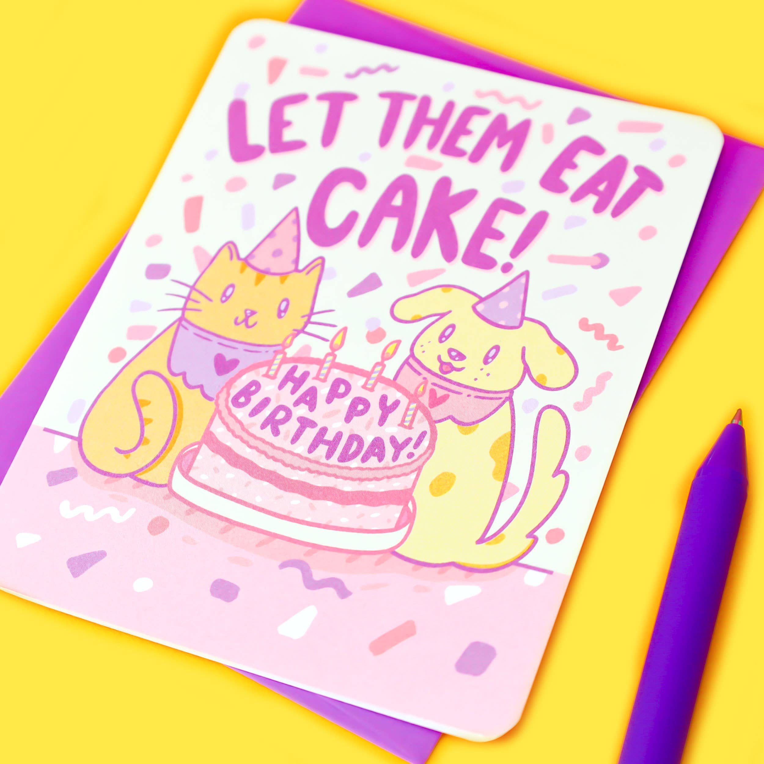 Turtle's Soup - Wholesale Birthday Card - Let Them Eat Cake Birthday Card1
