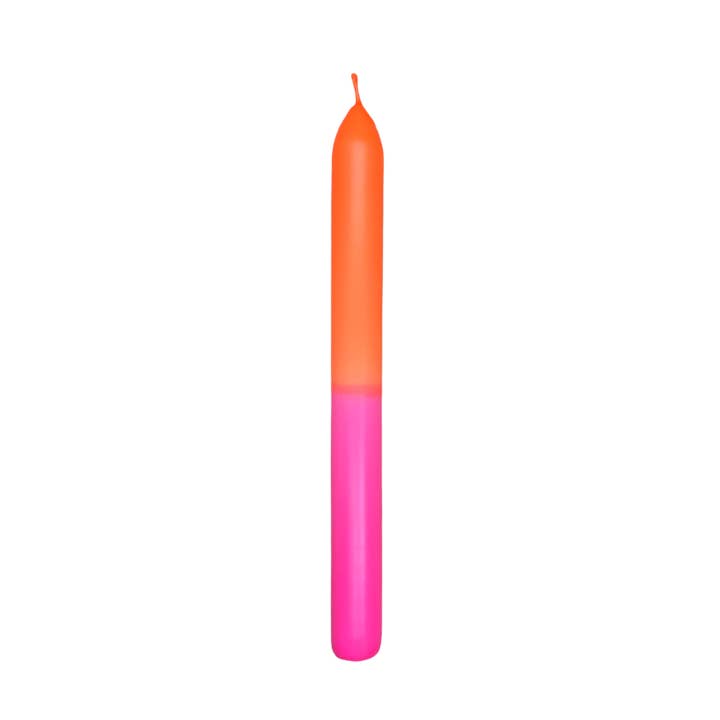 Stabkerze 24cm neonpink & neonorange für den Großhandel von DIPDIP candles