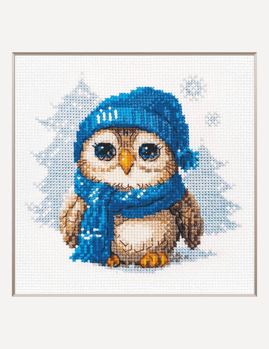 RIOLIS - Wholesale Embroidery/Cross Stitch Supplies - Cross Stitch Kit from Aine A1019 Cuddly Owl