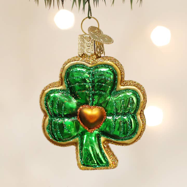Old World Christmas - Wholesale Ornament - Shamrock Ornament0
