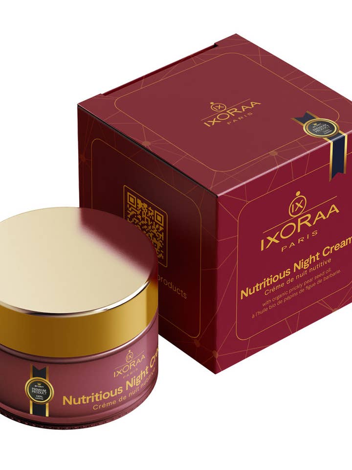 Nutritious night cream for wholesale by IXORAA Paris