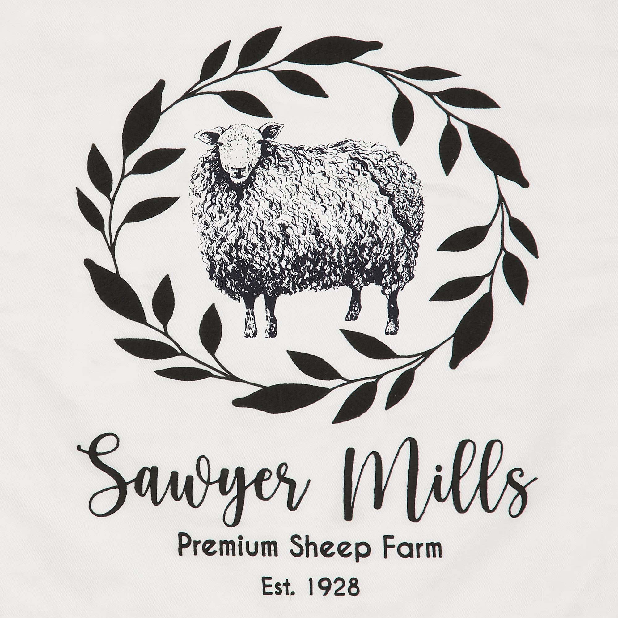 VHC Brands - Wholesale Throw/Decorative Pillow - Sawyer Mill Black Sheep Pillow 18x185
