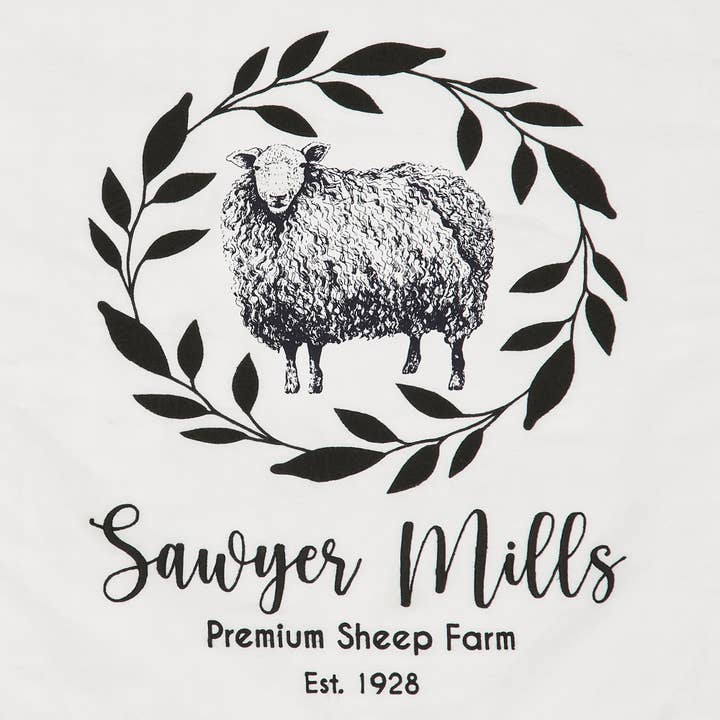 VHC Brands - Wholesale Throw/Decorative Pillow - Sawyer Mill Black Sheep Pillow 18x185