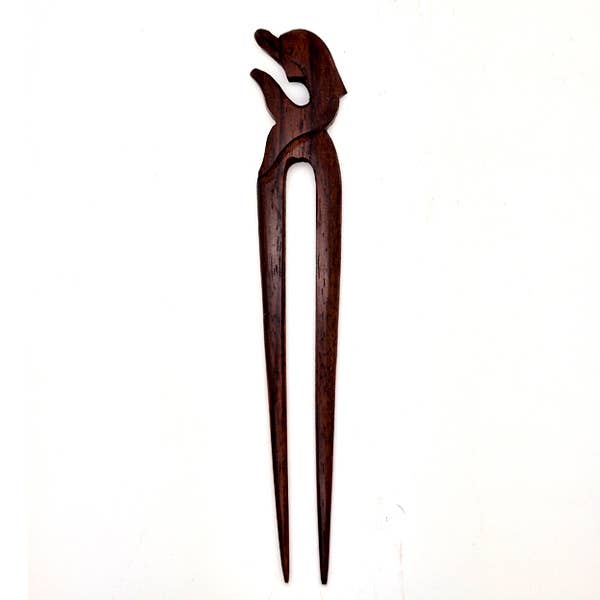 Nusantara Inc. - Wholesale Hair Pin - Ebony Carved Hairsticks - $27