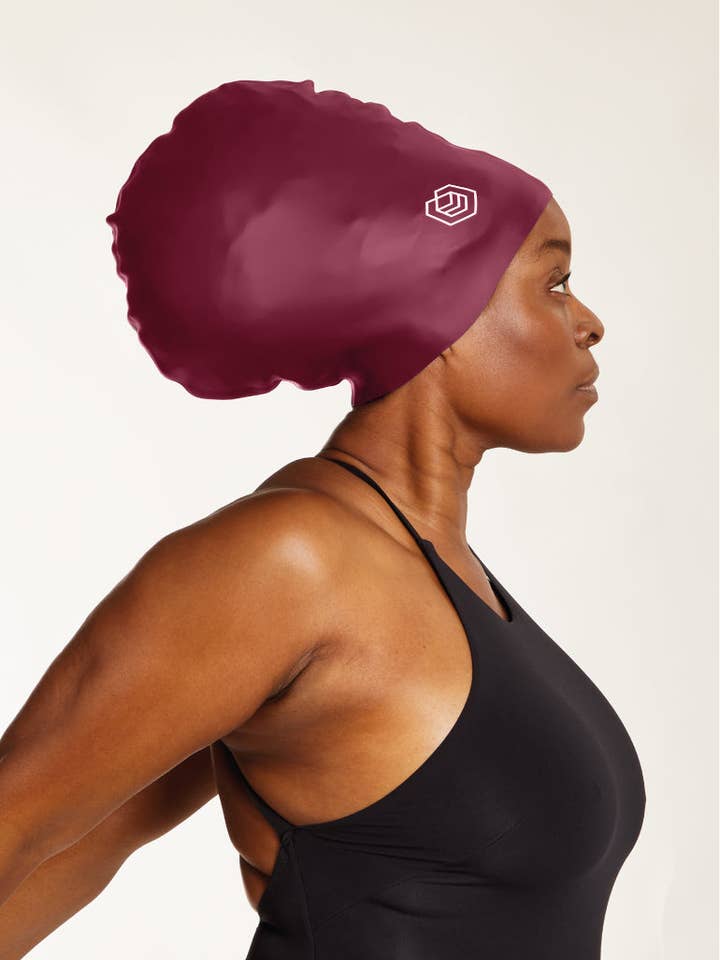 SOUL CAP – Großhandel Badekappe – Unisex – Voluminöse Schwimmkappe für Erwachsene – für langes, lockiges und volles Haar27